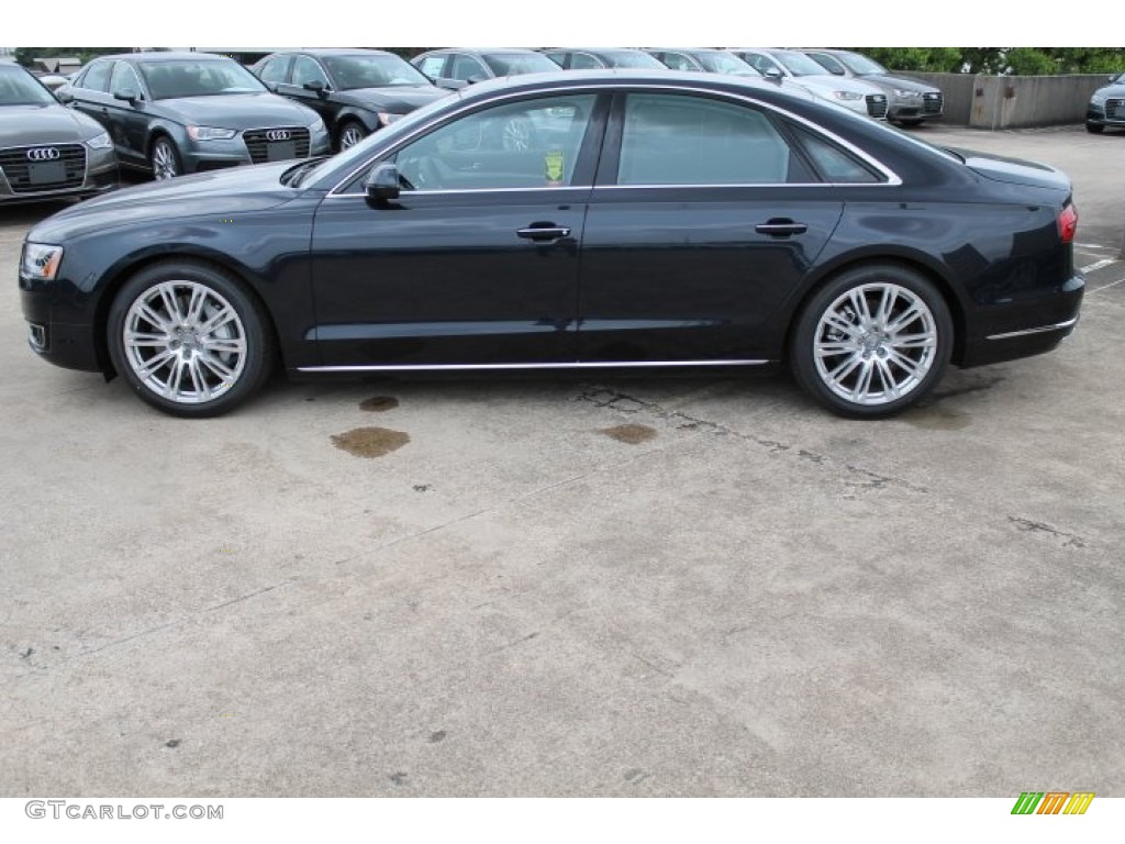 Moonlight Blue Metallic 2015 Audi A8 3.0T quattro Exterior Photo #95648354