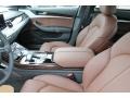 Nougat Brown 2015 Audi A8 3.0T quattro Interior Color