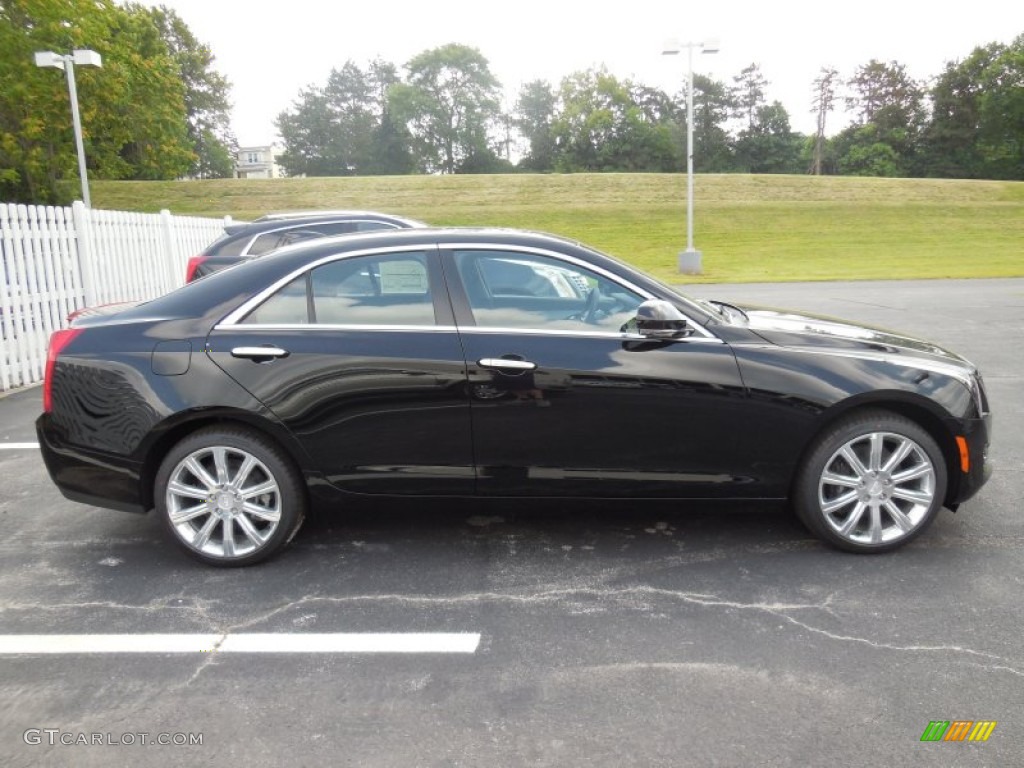 Black Raven 2015 Cadillac ATS 2.0T Luxury AWD Sedan Exterior Photo #95648411