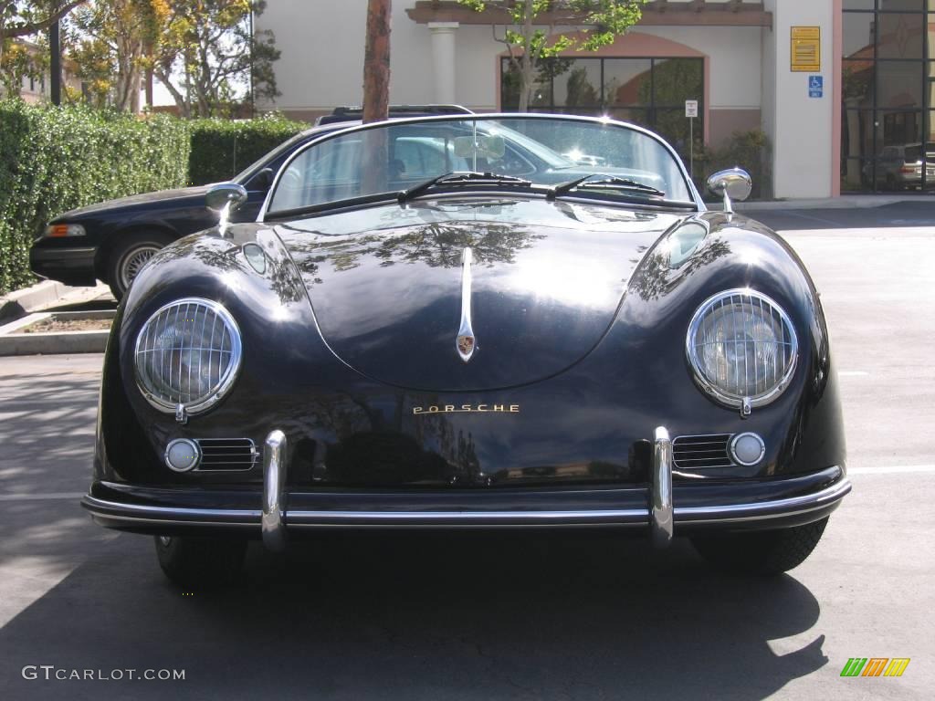 1956 356 Speedster ReCreation - Black / Tan photo #3