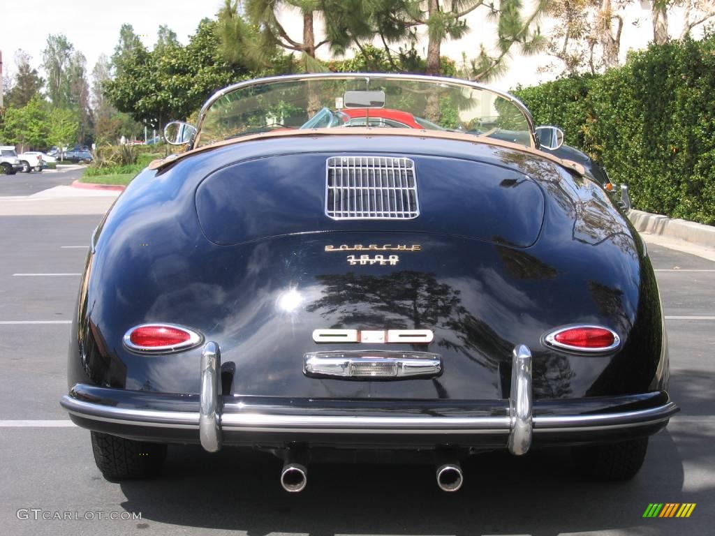 1956 356 Speedster ReCreation - Black / Tan photo #4