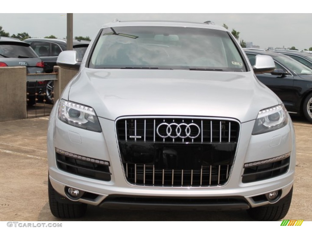 Ice Silver Metallic 2015 Audi Q7 3.0 Premium Plus quattro Exterior Photo #95650341