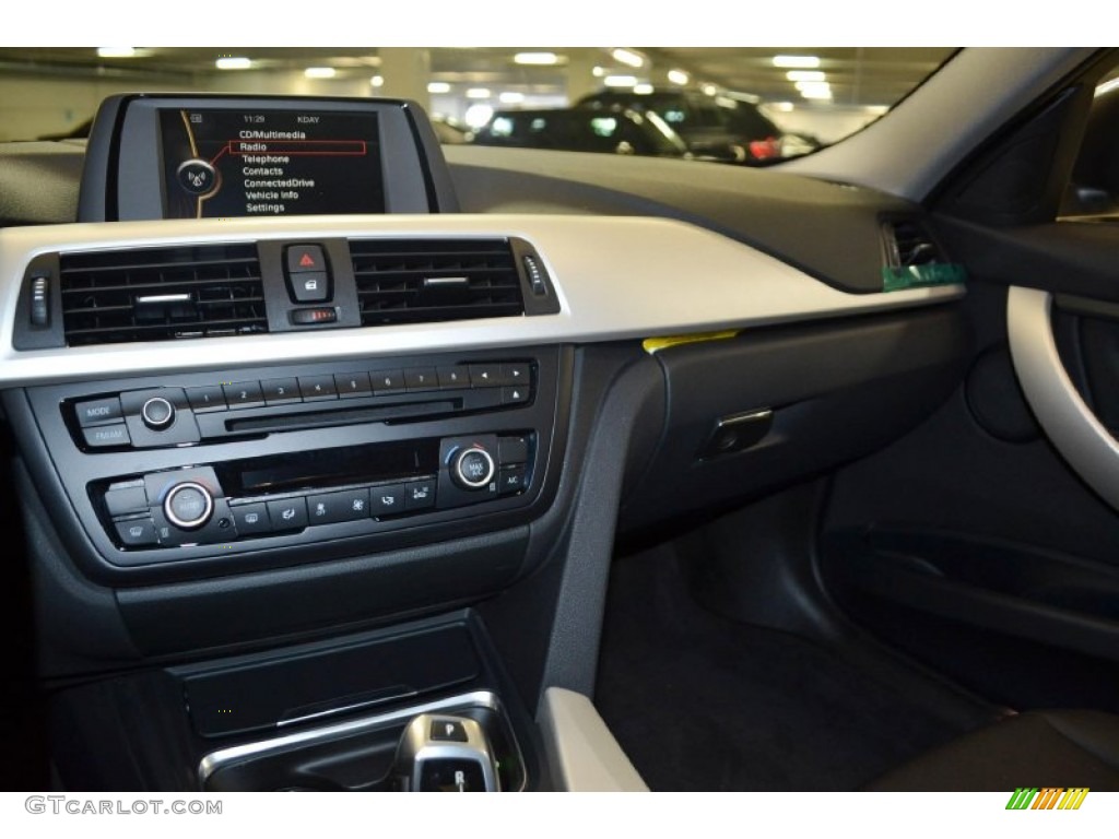 2014 3 Series 320i Sedan - Liquid Blue Metallic / Black photo #7