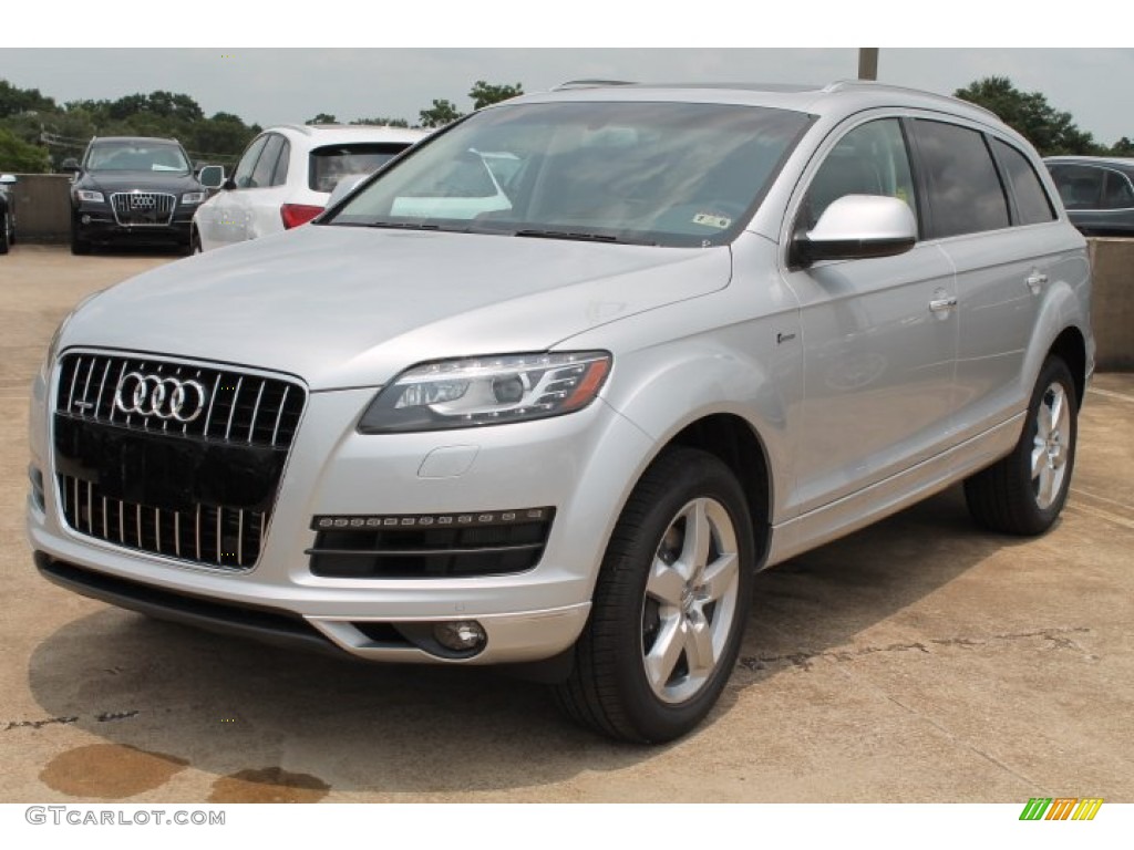 Ice Silver Metallic 2015 Audi Q7 3.0 Premium Plus quattro Exterior Photo #95650350