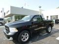 2012 Black Dodge Ram 1500 ST Regular Cab 4x4  photo #1