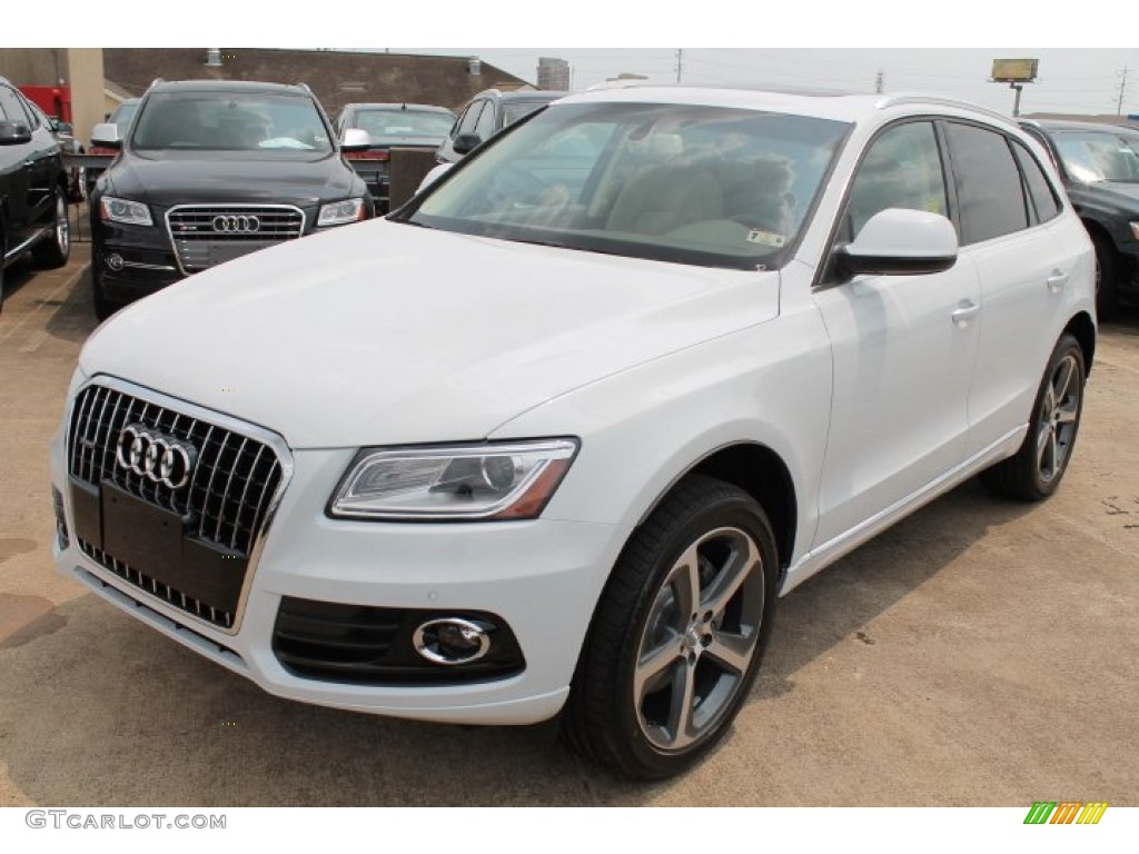 Glacier White Metallic 2015 Audi Q5 3.0 TDI Premium Plus quattro Exterior Photo #95651421