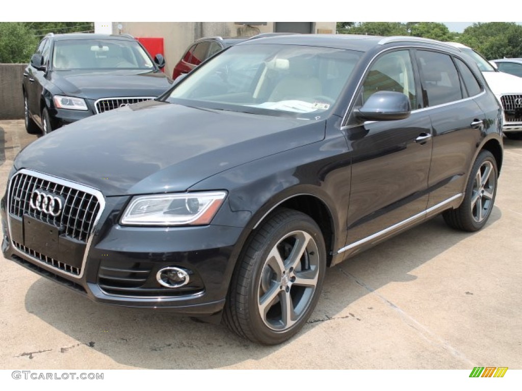 Moonlight Blue Metallic 2015 Audi Q5 3.0 TDI Premium Plus quattro Exterior Photo #95651802