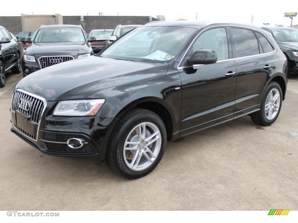 Mythos Black Metallic 2015 Audi Q5 3.0 TFSI Premium Plus quattro Exterior Photo #95652171