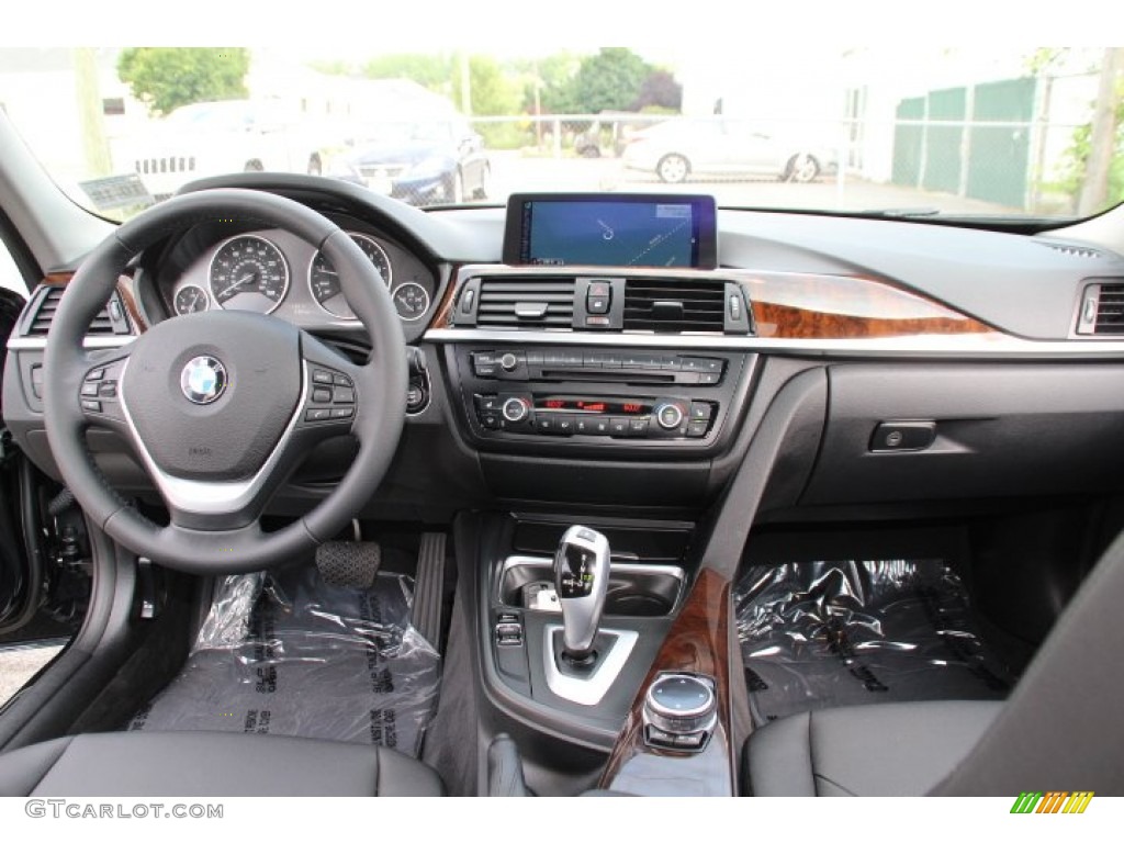 2014 3 Series 328i xDrive Sedan - Black Sapphire Metallic / Black photo #13
