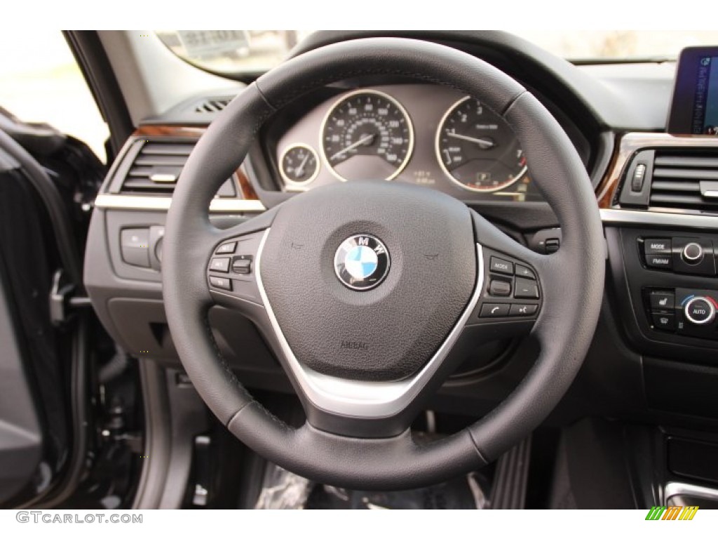 2014 3 Series 328i xDrive Sedan - Black Sapphire Metallic / Black photo #16