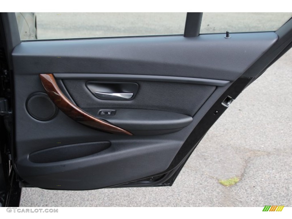 2014 3 Series 328i xDrive Sedan - Black Sapphire Metallic / Black photo #22