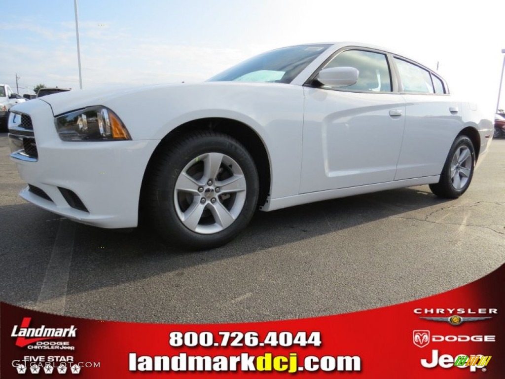 Bright White Dodge Charger