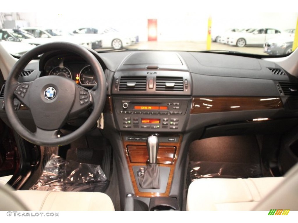 2009 X3 xDrive30i - Vermillion Red Metallic / Oyster Nevada Leather photo #14