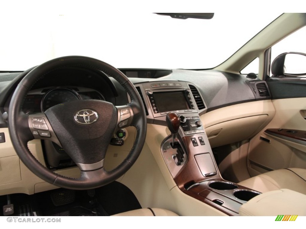 2010 Toyota Venza V6 AWD Ivory Dashboard Photo #95654785