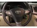Ivory 2010 Toyota Venza V6 AWD Steering Wheel