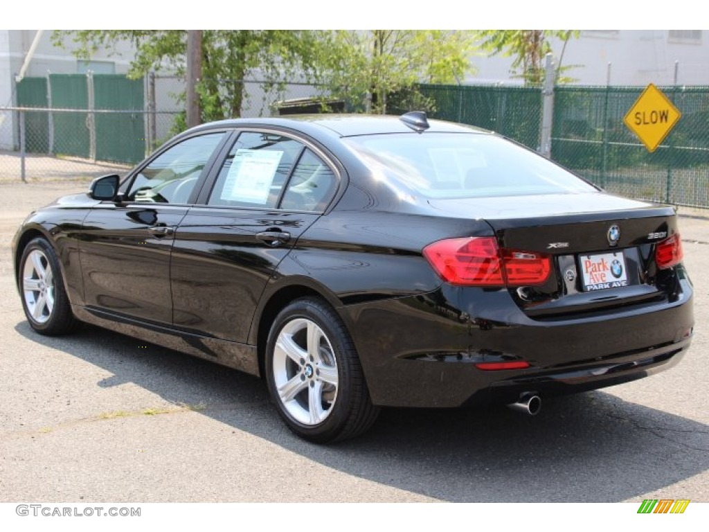 2014 3 Series 320i xDrive Sedan - Jet Black / Black photo #4