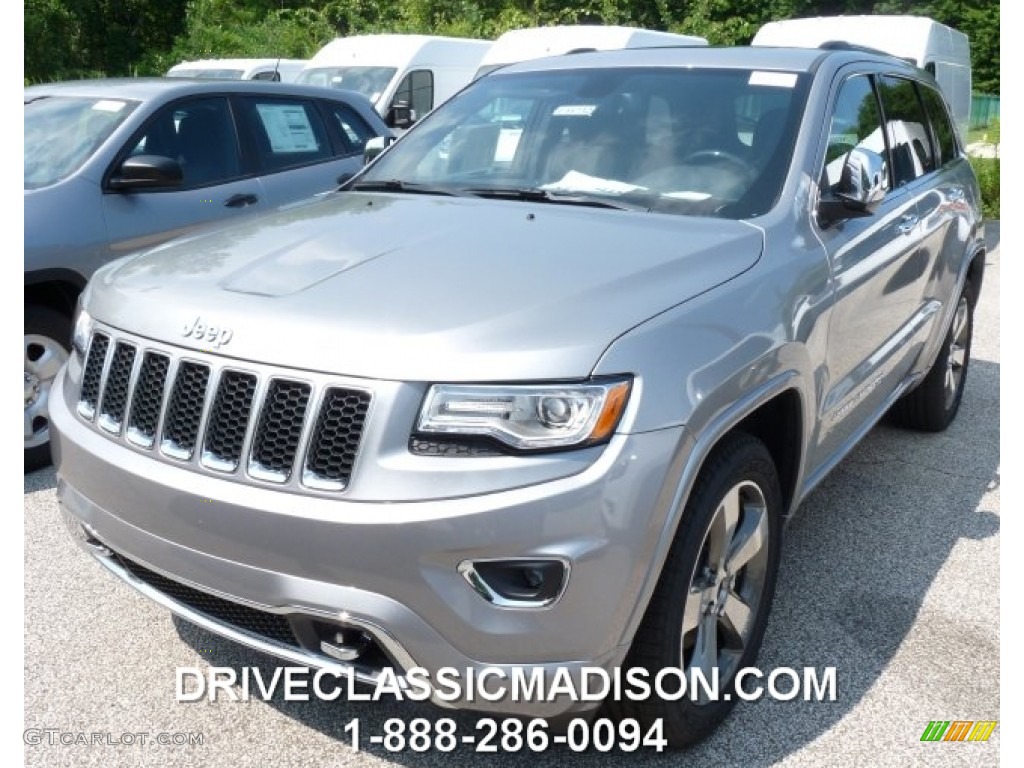 2014 Grand Cherokee Overland 4x4 - Billet Silver Metallic / Overland Morocco Black photo #1