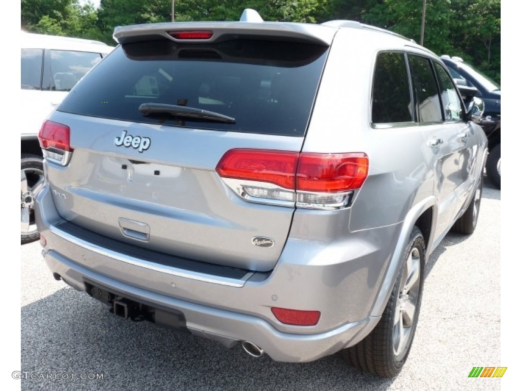 2014 Grand Cherokee Overland 4x4 - Billet Silver Metallic / Overland Morocco Black photo #2