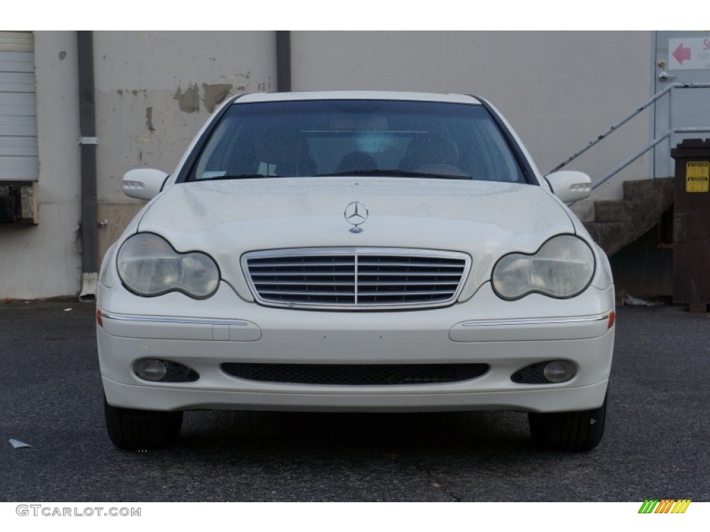 2002 C 320 Sedan - Alabaster White / Java photo #3