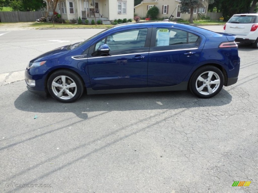 Blue Topaz Metallic 2012 Chevrolet Volt Hatchback Exterior Photo #95659225