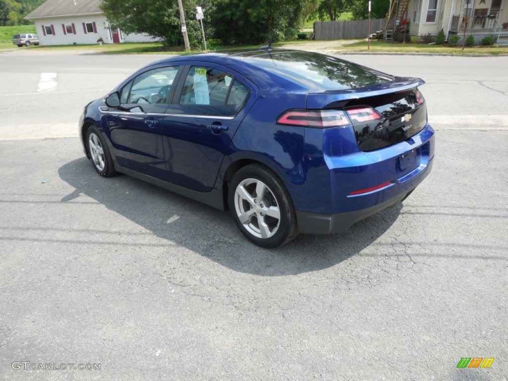 2012 Volt Hatchback - Blue Topaz Metallic / Jet Black/Ceramic White Accents photo #3