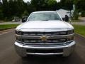 2015 Summit White Chevrolet Silverado 3500HD WT Double Cab Utility  photo #3