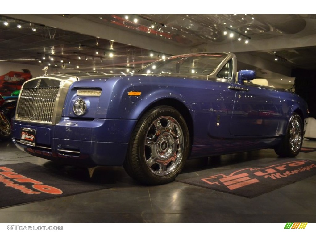 2008 Phantom Drophead Coupe  - Metropolitan Blue / Light Creme photo #1