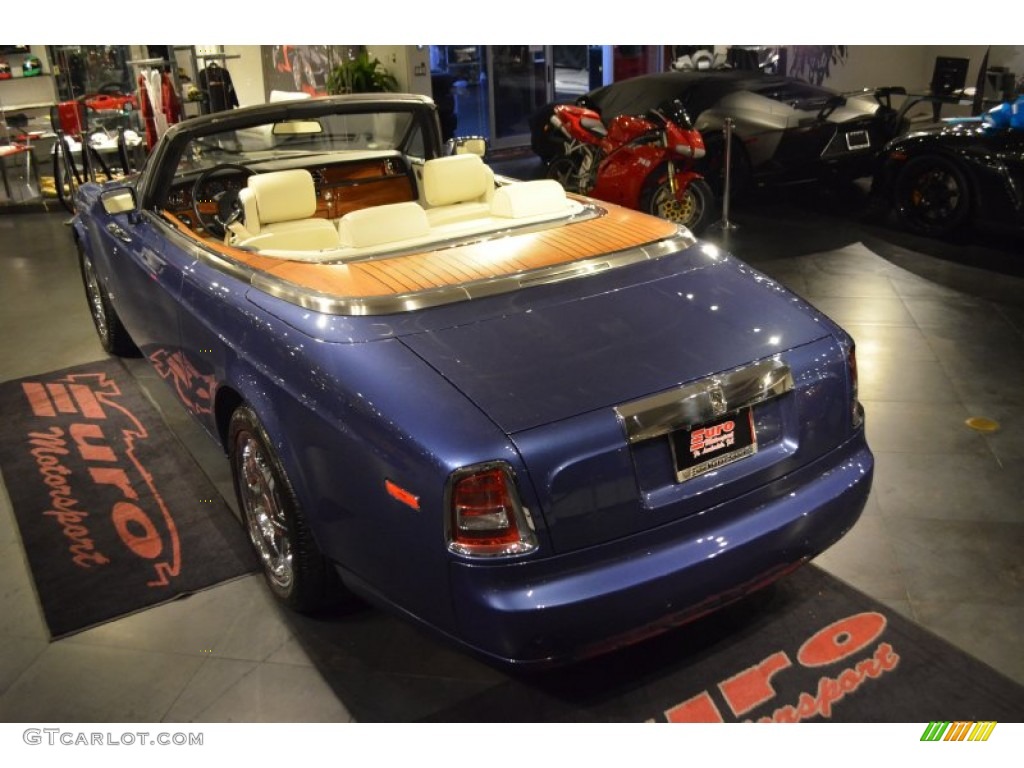 2008 Phantom Drophead Coupe  - Metropolitan Blue / Light Creme photo #4