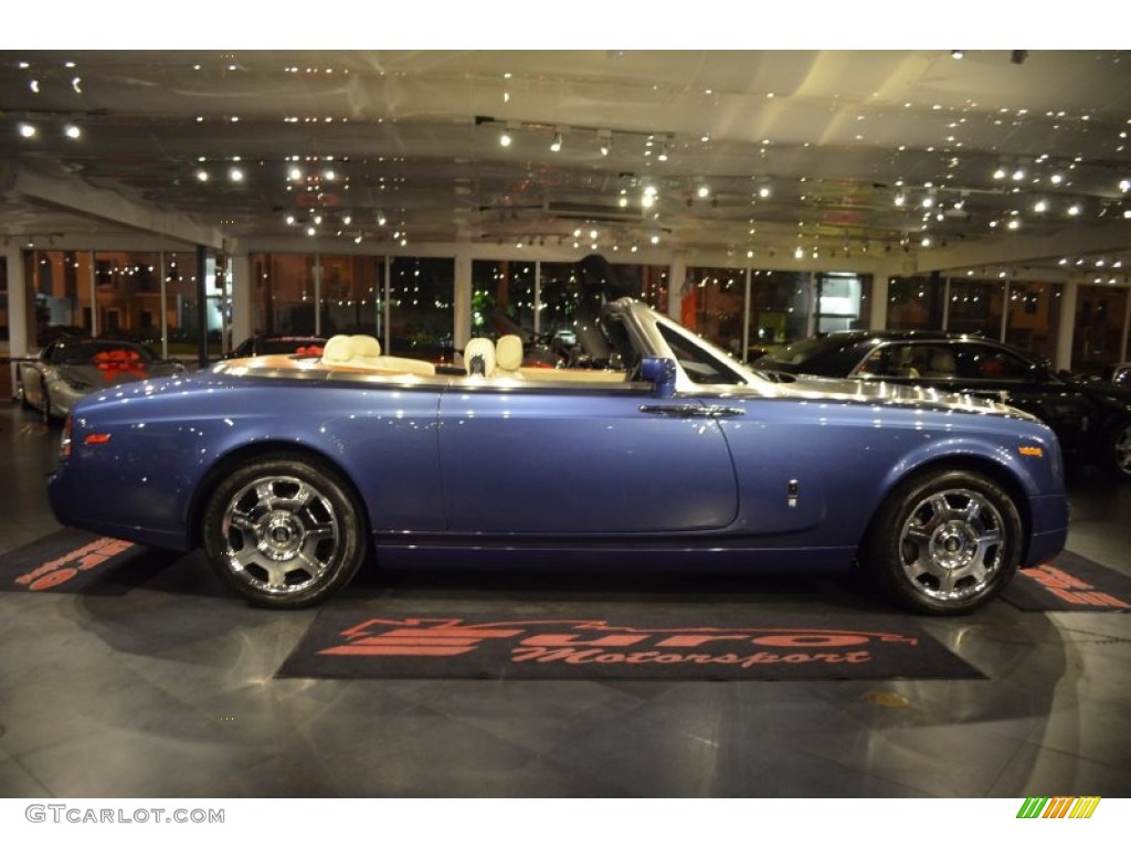 2008 Phantom Drophead Coupe  - Metropolitan Blue / Light Creme photo #24