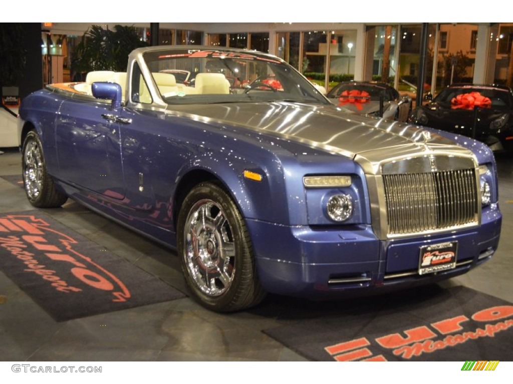 2008 Phantom Drophead Coupe  - Metropolitan Blue / Light Creme photo #27