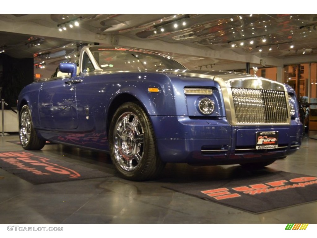 2008 Phantom Drophead Coupe  - Metropolitan Blue / Light Creme photo #28