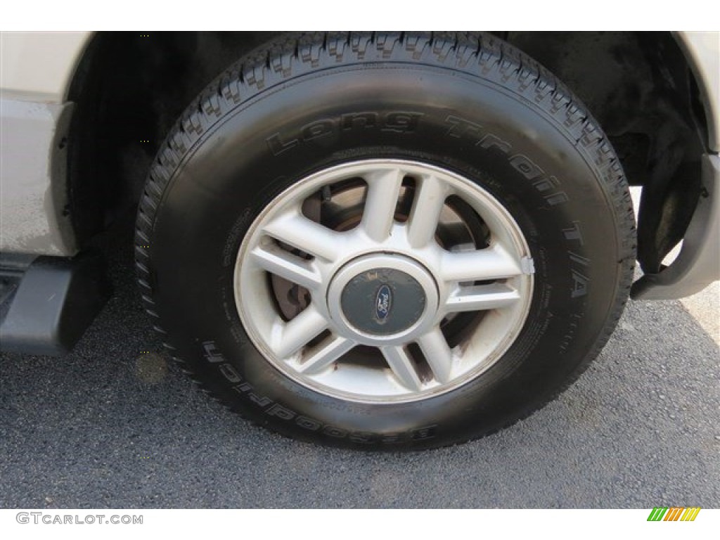 2003 Expedition XLT 4x4 - Silver Birch Metallic / Medium Parchment photo #9