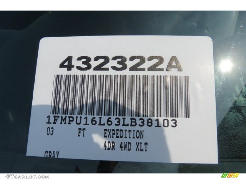 2003 Expedition XLT 4x4 - Silver Birch Metallic / Medium Parchment photo #19