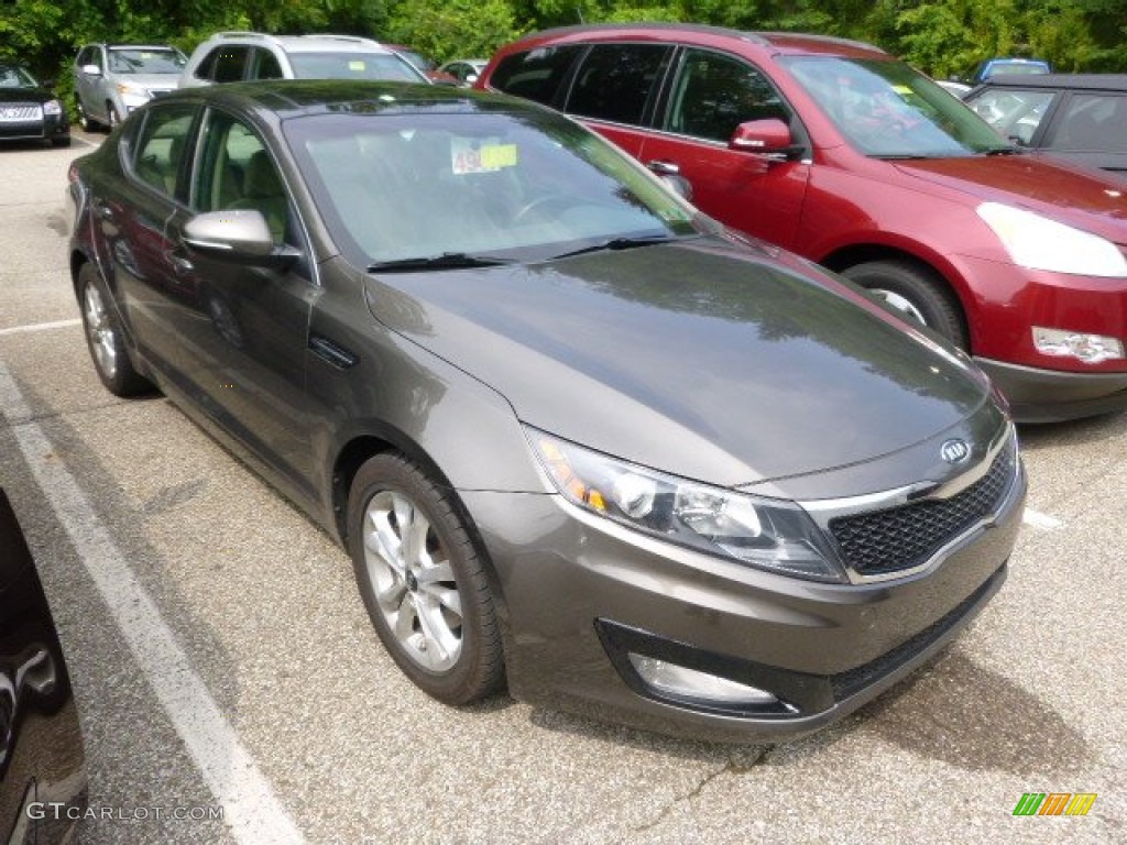 2011 Optima EX - Metal Bronze / Beige photo #1