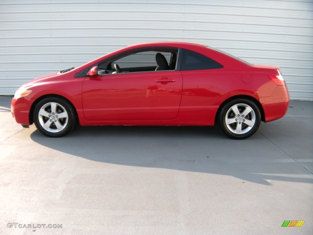 Rallye Red 2006 Honda Civic EX Coupe Exterior Photo #95665117