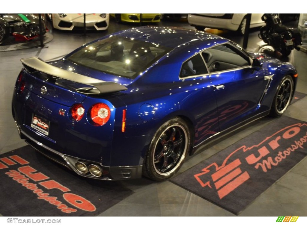 2014 GT-R Track Edition - Deep Blue Pearl / Track Edition Blue/Gray photo #6