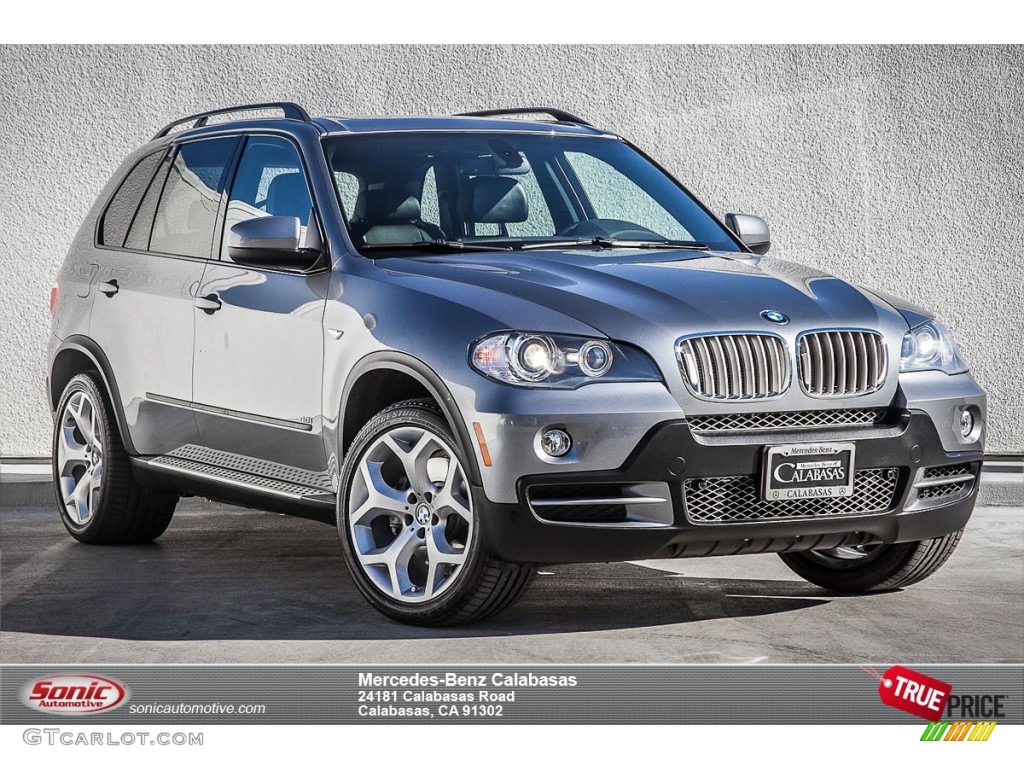 2008 X5 4.8i - Space Grey Metallic / Black photo #1