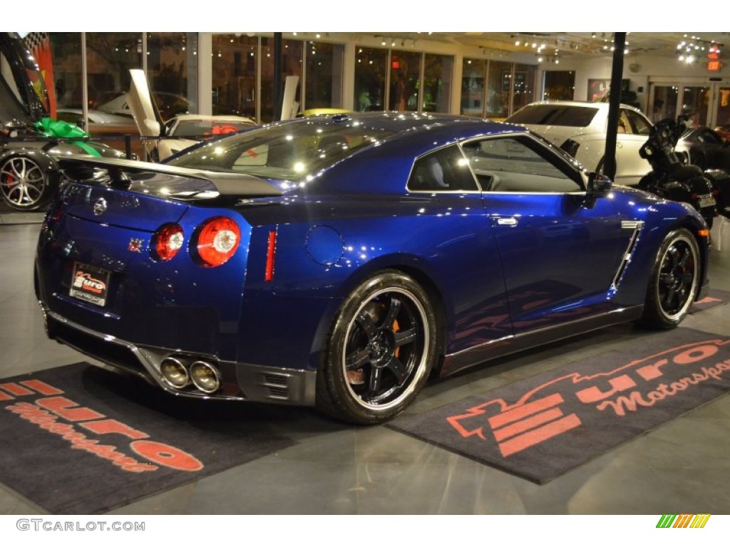 2014 GT-R Track Edition - Deep Blue Pearl / Track Edition Blue/Gray photo #26