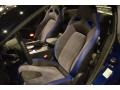 2014 Nissan GT-R Track Edition Blue/Gray Interior Front Seat Photo