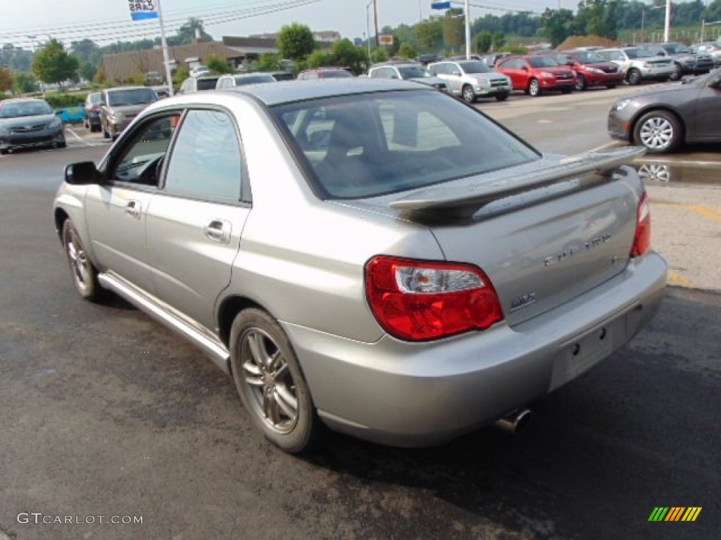 2005 Impreza WRX Sedan - Crystal Grey Metallic / Black photo #8