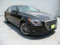 2015 Caspian Black Hyundai Genesis 3.8 Sedan  photo #2