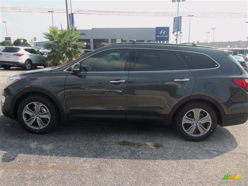2014 Santa Fe GLS - Hampton Green Pearl / Beige photo #3