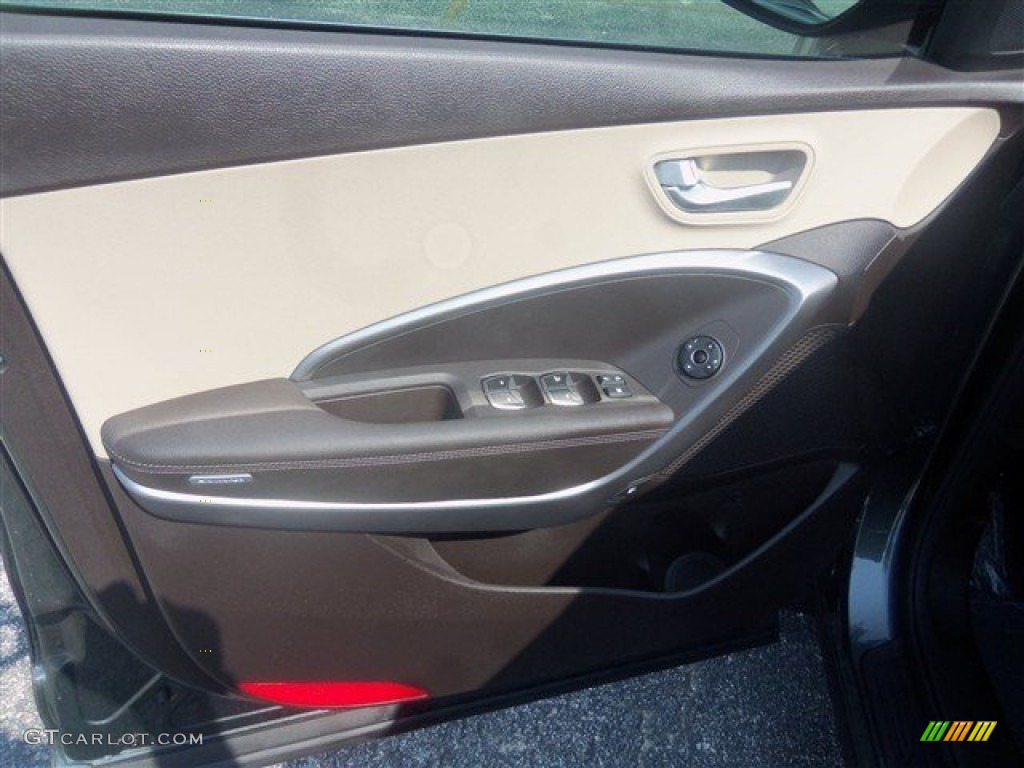 2014 Santa Fe GLS - Hampton Green Pearl / Beige photo #5