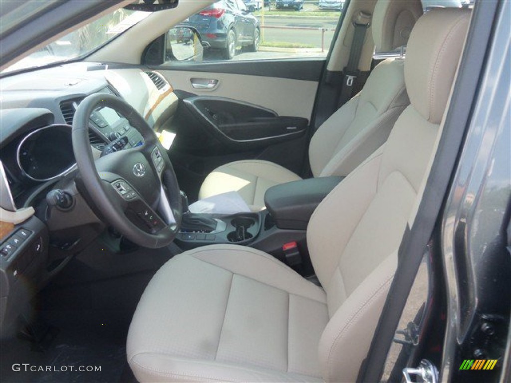 2014 Santa Fe GLS - Hampton Green Pearl / Beige photo #6