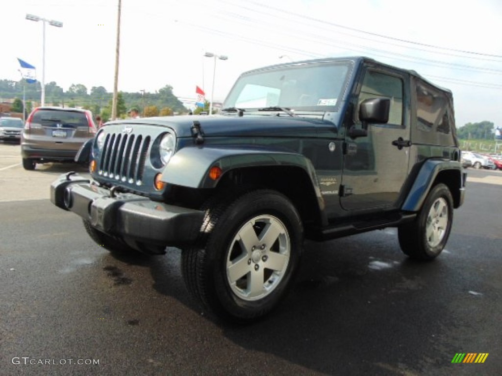 2007 Wrangler Sahara 4x4 - Steel Blue Metallic / Dark Slate Gray/Medium Slate Gray photo #5