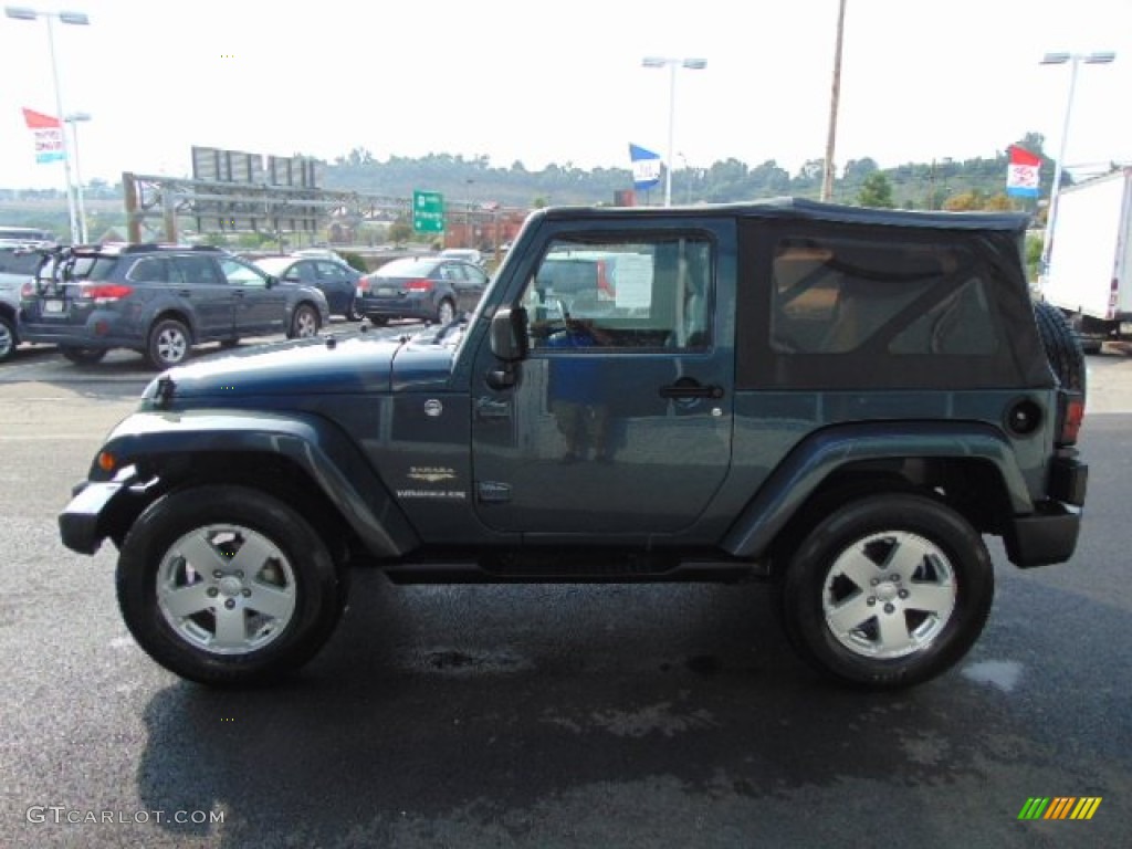 2007 Wrangler Sahara 4x4 - Steel Blue Metallic / Dark Slate Gray/Medium Slate Gray photo #6