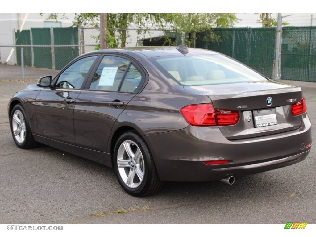 2014 3 Series 320i xDrive Sedan - Mojave Metallic / Venetian Beige photo #4
