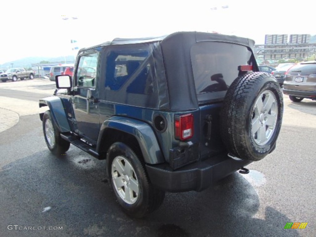 2007 Wrangler Sahara 4x4 - Steel Blue Metallic / Dark Slate Gray/Medium Slate Gray photo #7