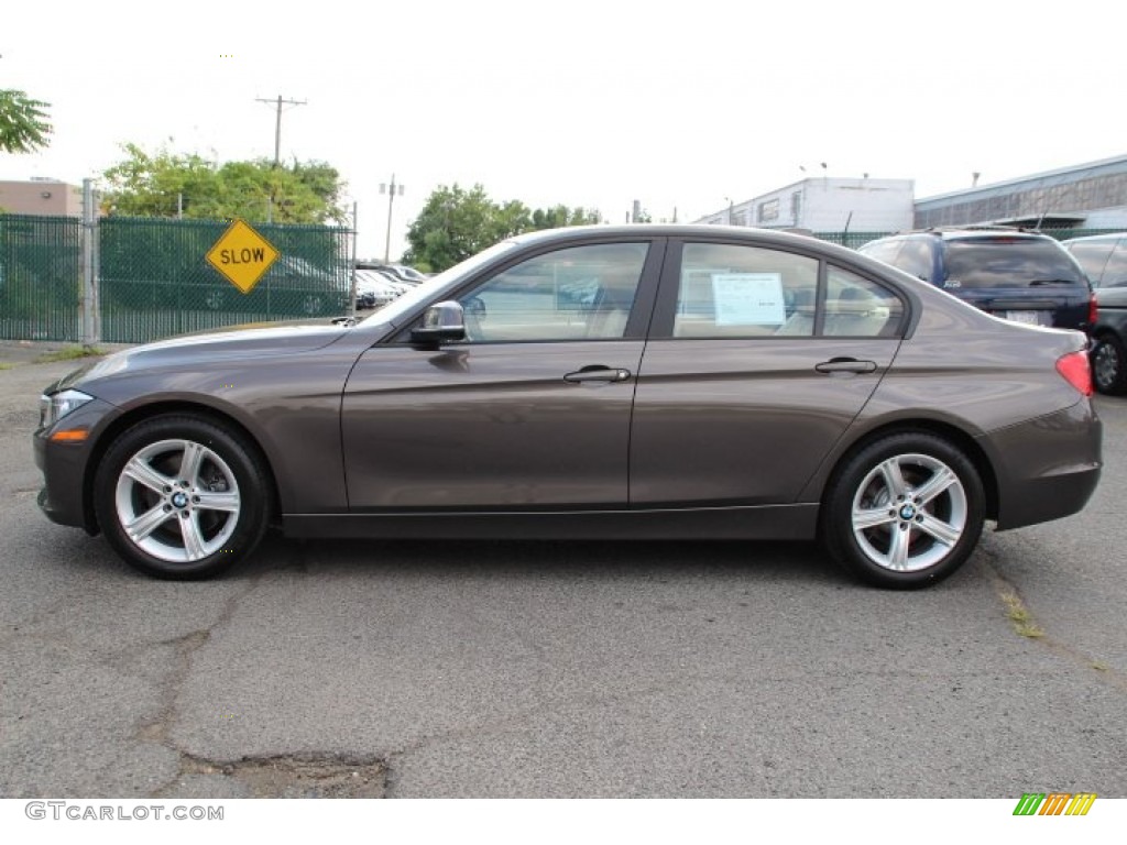 2014 3 Series 320i xDrive Sedan - Mojave Metallic / Venetian Beige photo #5