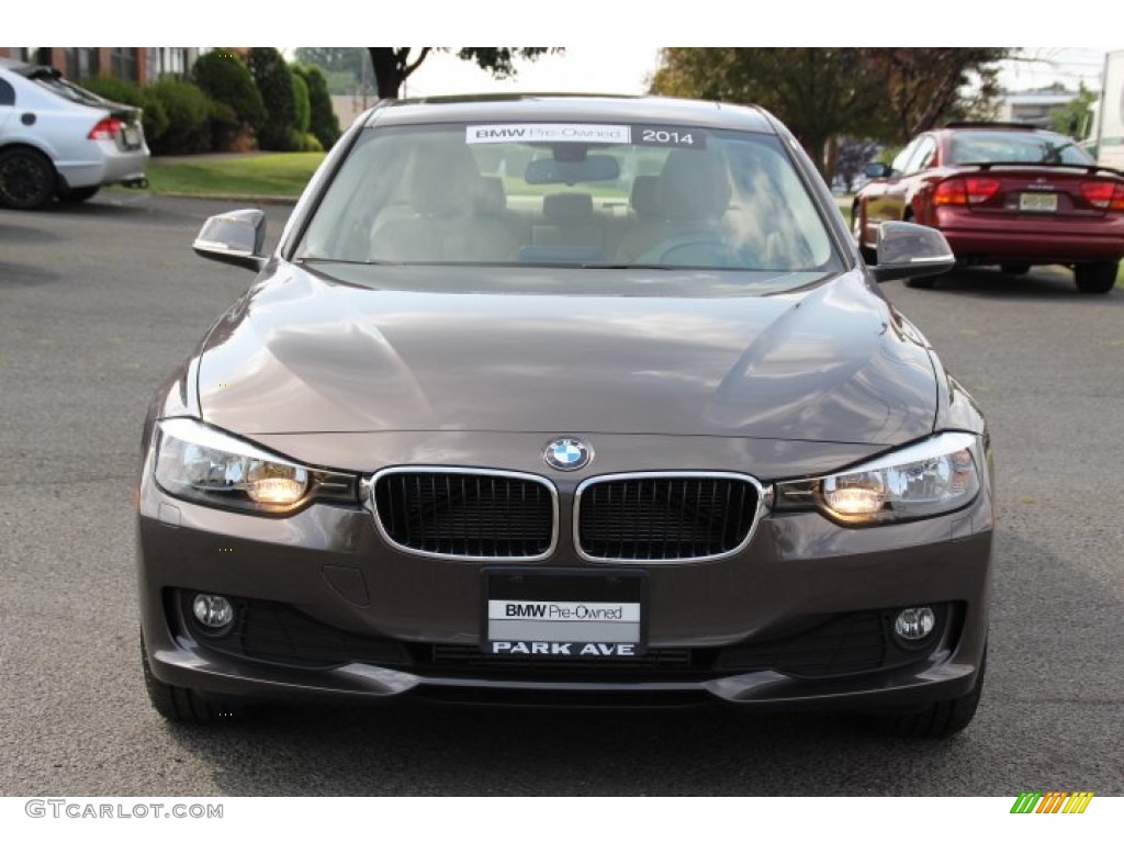 2014 3 Series 320i xDrive Sedan - Mojave Metallic / Venetian Beige photo #7